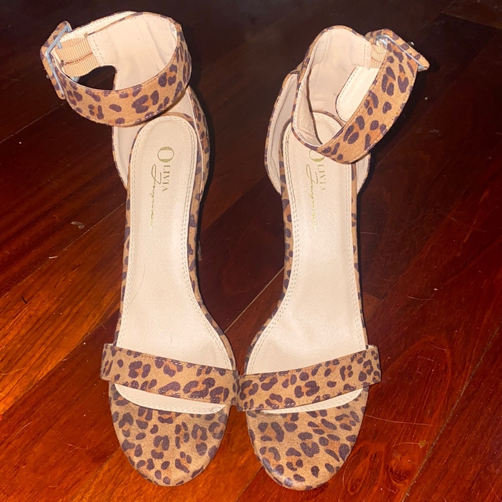 Cheetah print heels
